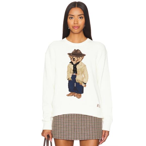 Polo Ralph Lauren Western Bear Sweater size M medium - Picture 1 of 6